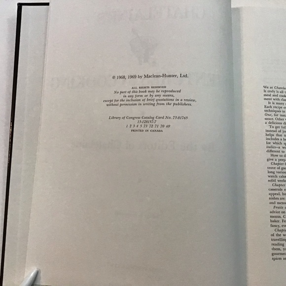 Chatelaine’s Adventures In Cooking Vintage Cookbook 1969 Hardcover - Picture 4 of 9